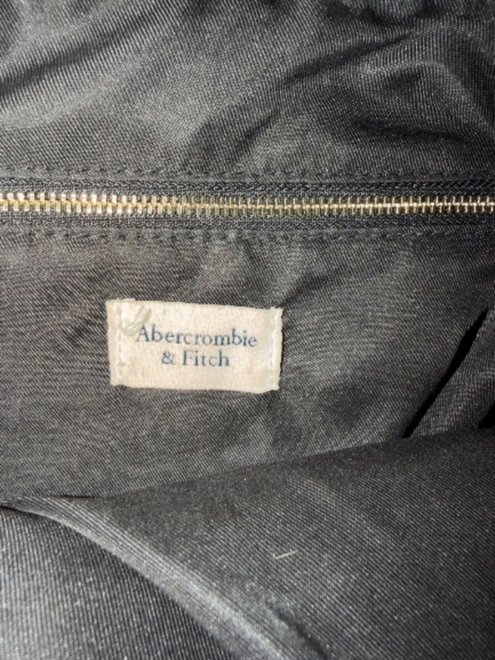 Abercrombie & Fitch "Everyday Shoulder Bag" black, hand-woven hobo bag - Picture 3 of 4
